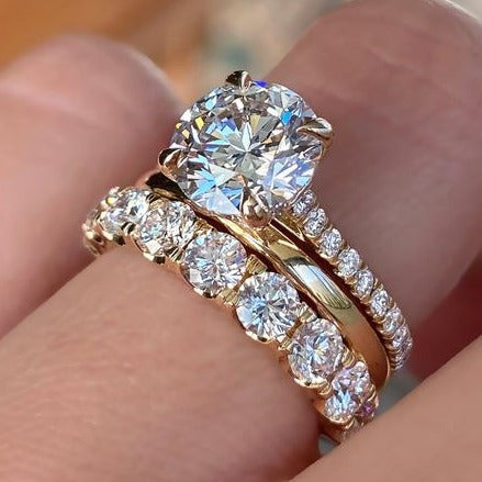 Vintage Gold Multi-Zirconia Ring