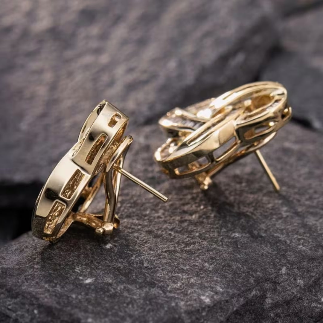 Trinity Knot Stud Earrings