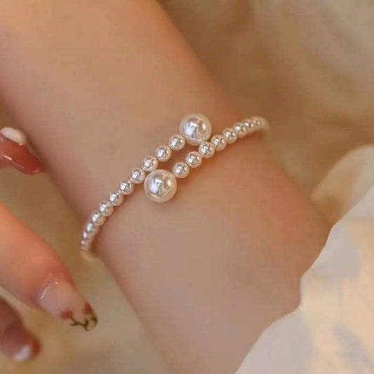 Pearl Open Bead Bracelet