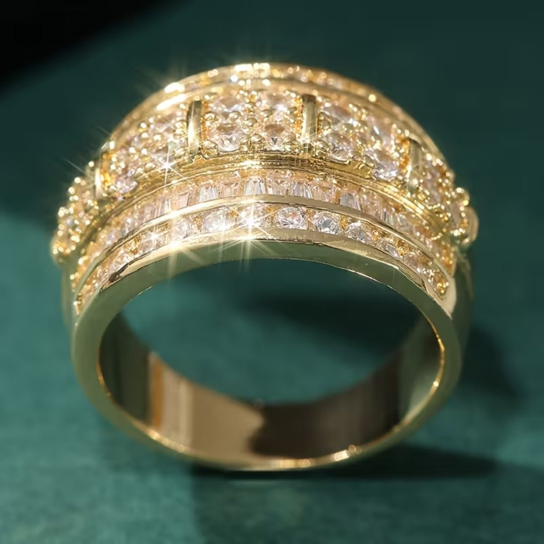 Golden Radiance Band Ring