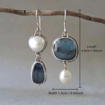 Vintage Blue Stone Drops