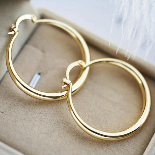 Chunky Gold Hoops