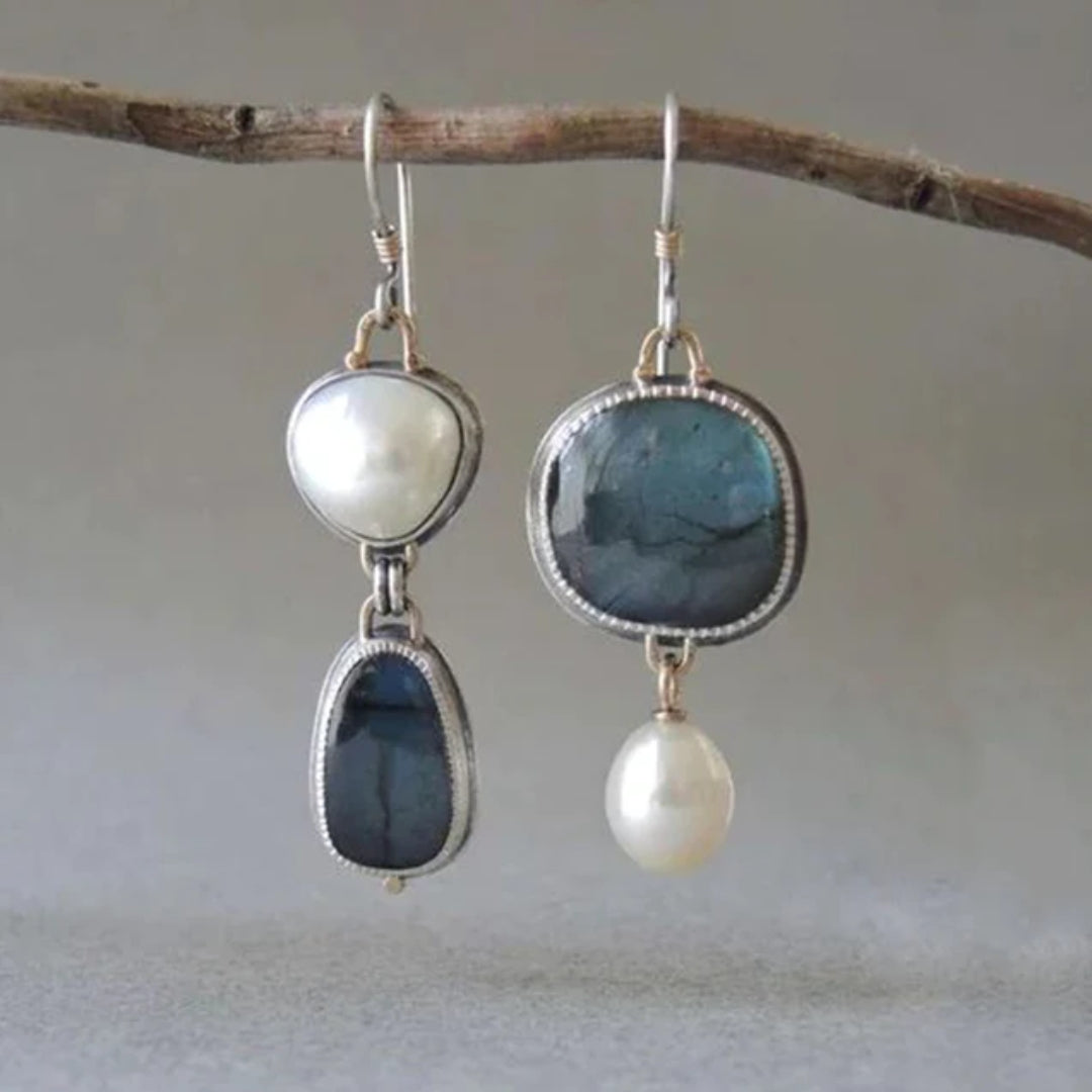 Vintage Blue Stone Drops