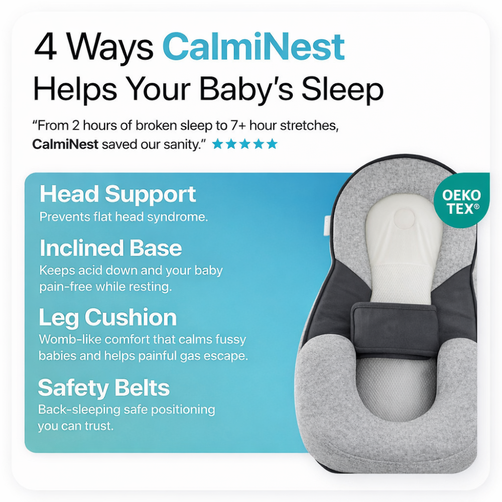 CalmiNest™ – For Reflux, Colic & Better Sleep