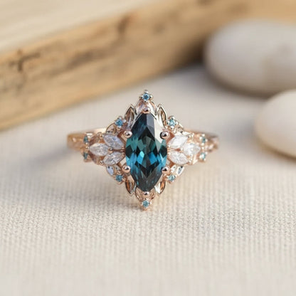 Azure Glow Ring