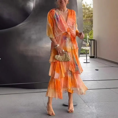 Soleil Layered Floral Dress