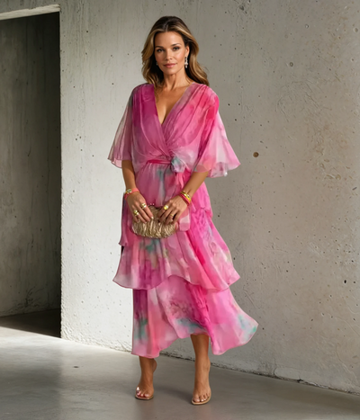 Soleil Layered Floral Dress