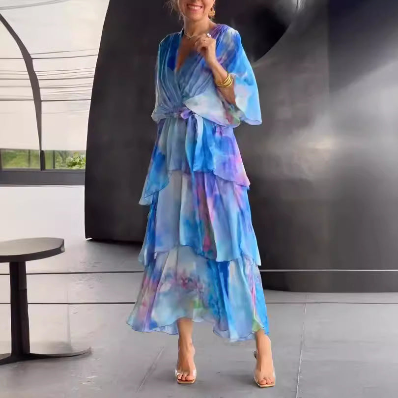 Soleil Layered Floral Dress