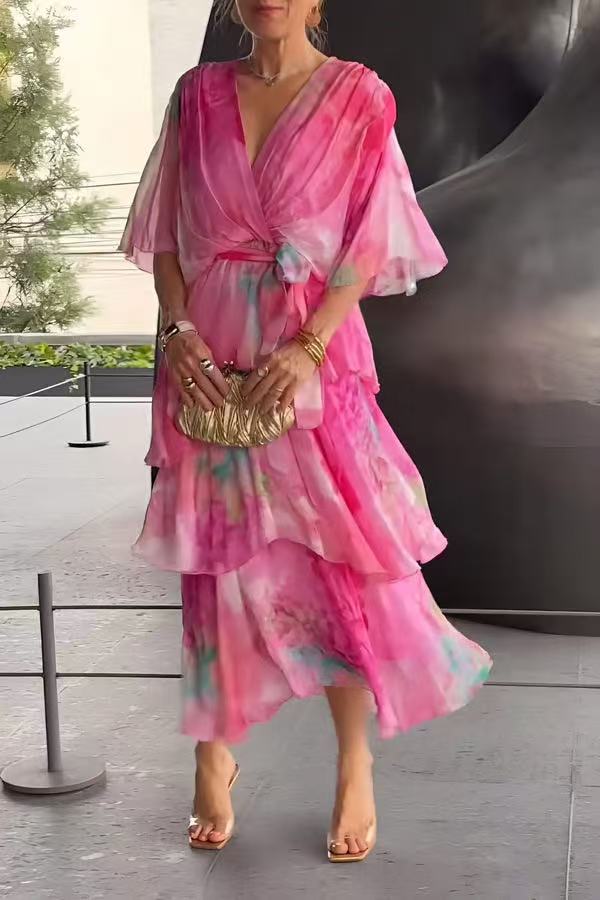 Soleil Layered Floral Dress