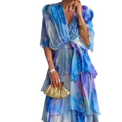 Soleil Layered Floral Dress