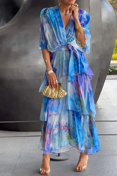 Soleil Layered Floral Dress