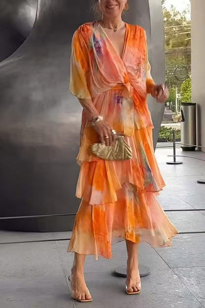Soleil Layered Floral Dress