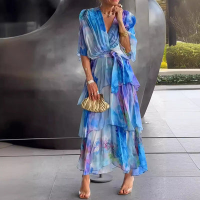 Soleil Layered Floral Dress