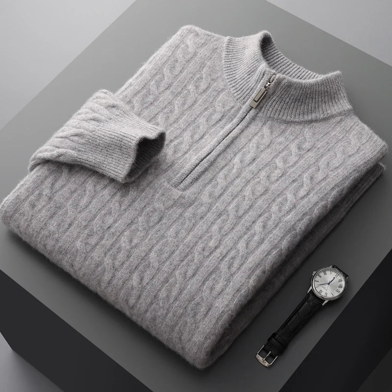 Woven Half Zip