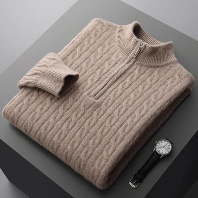 Woven Half Zip