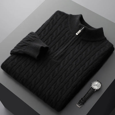 Woven Half Zip