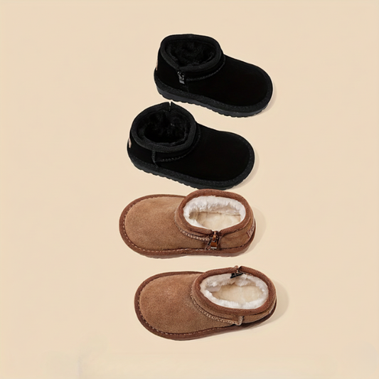 TinyStep Boots  Soft, warm everyday boots — for boys and girls.