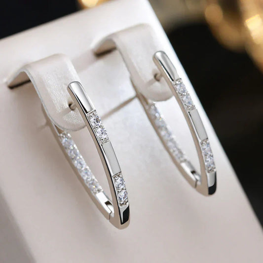 Classic Zirconia Earrings