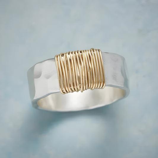 Silver-Gold Fusion Ring