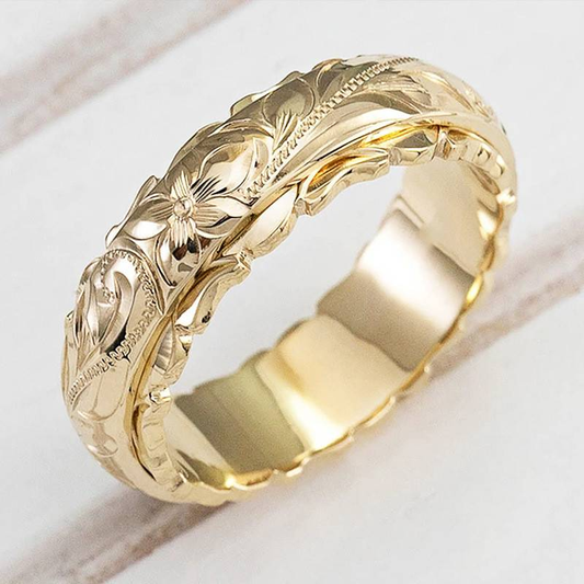 Golden Bloom Ring